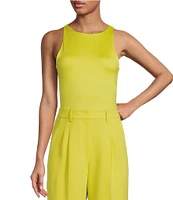 Gianni Bini Layla Sleeveless Racer Knit Coordinating Bodysuit