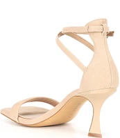 Gianni Bini Layney Suede Square Toe Strappy Dress Sandals