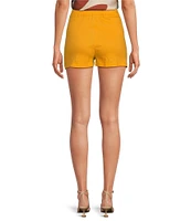 Gianni Bini Lila Flat Front Linen Shorts