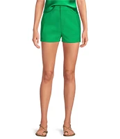 Gianni Bini Lila Flat Front Linen Shorts