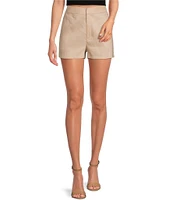 Gianni Bini Lila Linen Blend High Rise Shorts