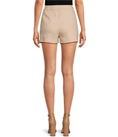 Gianni Bini Lila Linen Blend High Rise Shorts