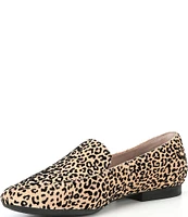 Gianni Bini Macen Leopard Print Suede Career Flat Loafers