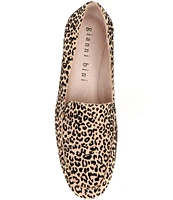 Gianni Bini Macen Leopard Print Suede Career Flat Loafers