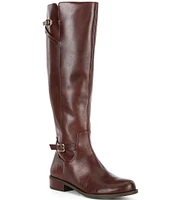 Gianni Bini Marion Buckle Soft Leather Tall Riding Boots