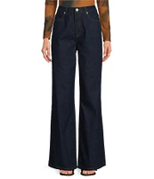 Gianni Bini Mariposa Denim Wide Leg Medium Wash Jeans