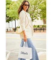 Gianni Bini Mariposa Denim Wide Leg Medium Wash Jeans