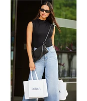 Gianni Bini Mariposa Denim Wide Leg Medium Wash Jeans