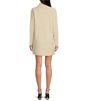 Gianni Bini Michelle Acrylic Turtleneck Long Sleeve Sweater Dress