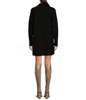 Gianni Bini Michelle Acrylic Turtleneck Long Sleeve Sweater Dress