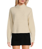 Gianni Bini Michelle Acrylic Turtleneck Long Sleeve Sweater Top