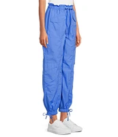 Gianni Bini Natasha Nylon Parachute Pull-On Pants