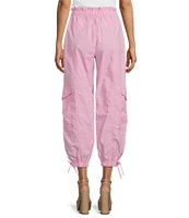 Gianni Bini Natasha Nylon Parachute Pull-On Pants