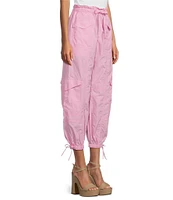 Gianni Bini Natasha Nylon Parachute Pull-On Pants