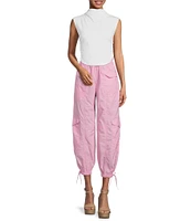 Gianni Bini Natasha Nylon Parachute Pull-On Pants