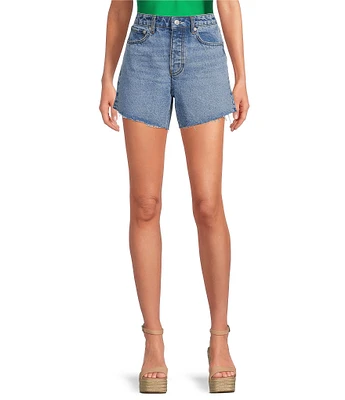 Gianni Bini Parker High Rise Denim Cut Off Shorts