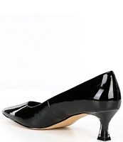 Gianni Bini Rinna Patent Pointed Toe Kitten Heel Pumps