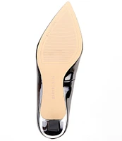 Gianni Bini Rinna Patent Pointed Toe Kitten Heel Pumps