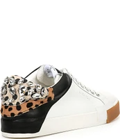 Gianni Bini Rylan Leopard Haircalf Heel Rhinestone Platform Sneakers