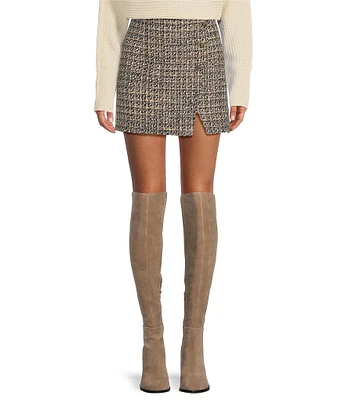 Gianni Bini Coordinating Samia Tweed Mini Skirt