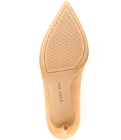 Gianni Bini Sampras Nubuck Pointed Toe Pumps