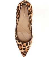 Gianni Bini SamprasTwo Leopard Print Haircalf Pointed Toe Pumps