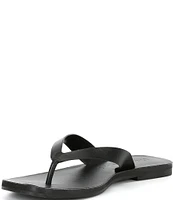 Gianni Bini Steffan Leather Thong Sandals