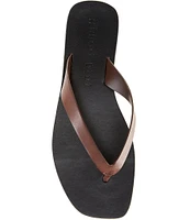 Gianni Bini Steffan Leather Thong Sandals