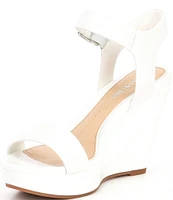 Gianni Bini Telmma Leather Family Matching Platform Wedges