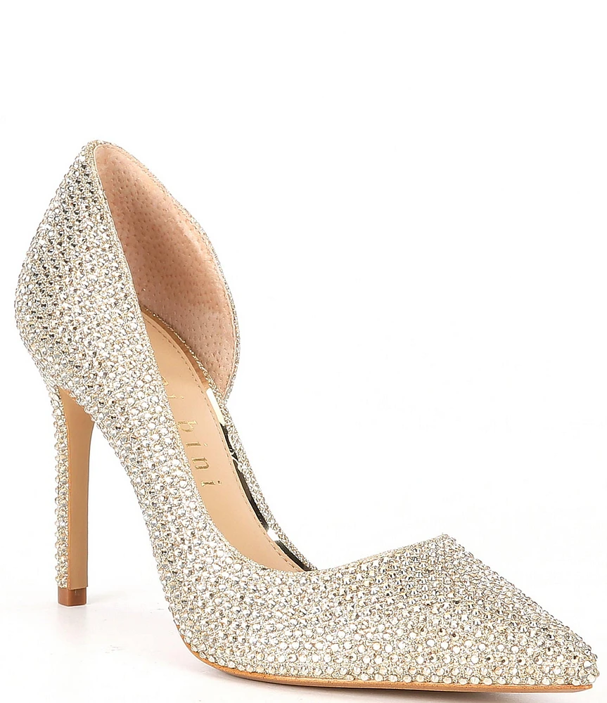 Gianni Bini Therry Rhinestone D'Orsay Stiletto Pumps