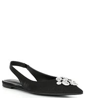 Gianni Bini Vanna Rhinestone Slingback Flats