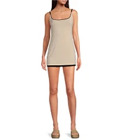 Gianni Bini x Caelynn Bell Arianna Tencel Elastane Sleeveless Bodycon Mini Dress