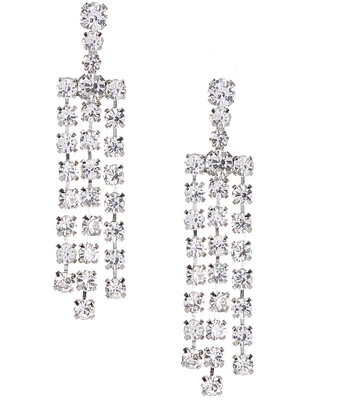 Gianni Bini x DANNIJO Asher Crystal Linear Earrings