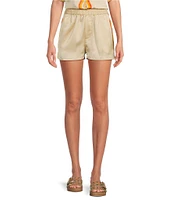 Gianni Bini x DANNIJO Capri Printed Mid Rise Pull-On Satin Shorts