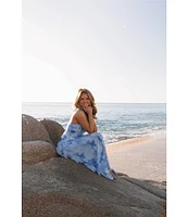 Gianni Bini x Shea Leigh Mills Bre Floral Printed Georgette Ruffle Dress