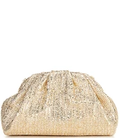 Gianni Bini x Shea Leigh Mills Hugo Straw Dome Clutch
