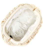 Gianni Bini x Shea Leigh Mills Hugo Straw Dome Clutch