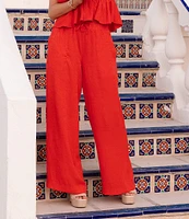 Gianni Bini x Shea Leigh Mills Spritz Jacquard Trouser Coordinating Pants