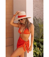 Gianni Bini x Shea Leigh Mills Spritz Lace Textured Sarong Cover-Up