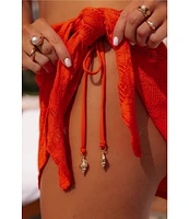 Gianni Bini x Shea Leigh Mills Spritz Lace Textured Sarong Cover-Up