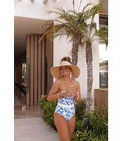 Gianni Bini x Shea Leigh Mills Waterloo Belted Underwire One Piece Swimsuit