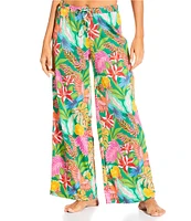 Gibson & Latimer Jungle Life Swim Fabric Pant Swim Cover-Up