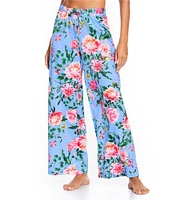 Gibson & Latimer Milan Garden Swim Fabric Pant Cover-Up