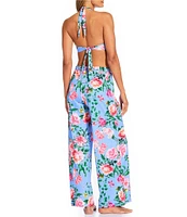 Gibson & Latimer Milan Garden Swim Fabric Pant Cover-Up