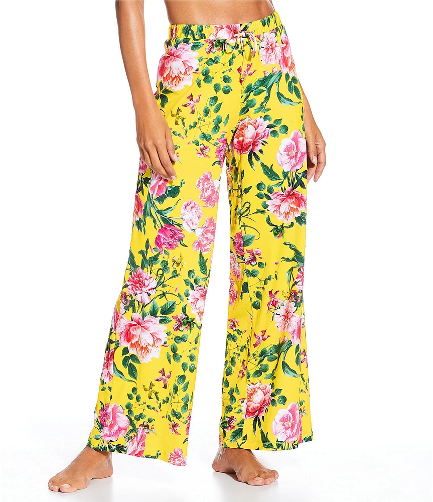 Gibson & Latimer Milan Garden Swim Fabric Pant Cover-Up