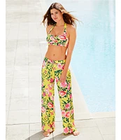 Gibson & Latimer Milan Garden Swim Fabric Pant Cover-Up