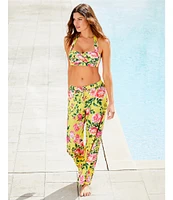 Gibson & Latimer Milan Garden Swim Fabric Pant Cover-Up