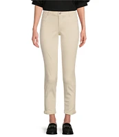 Gibson & Latimer Perfect Fit Roll-Cuff Skinny Twill Pants