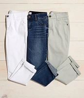 Gibson & Latimer Perfect Fit Roll-Cuff Skinny Twill Pants