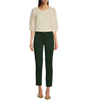 Gibson & Latimer Perfect Fit Roll-Cuff Skinny Twill Pants